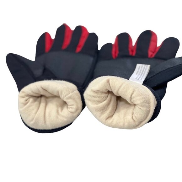 ATLANTA HAWKS Men's Black Red Gloves Small/Medium Winter Gear‎ Thinsulate Logo - Picture 9 of 15